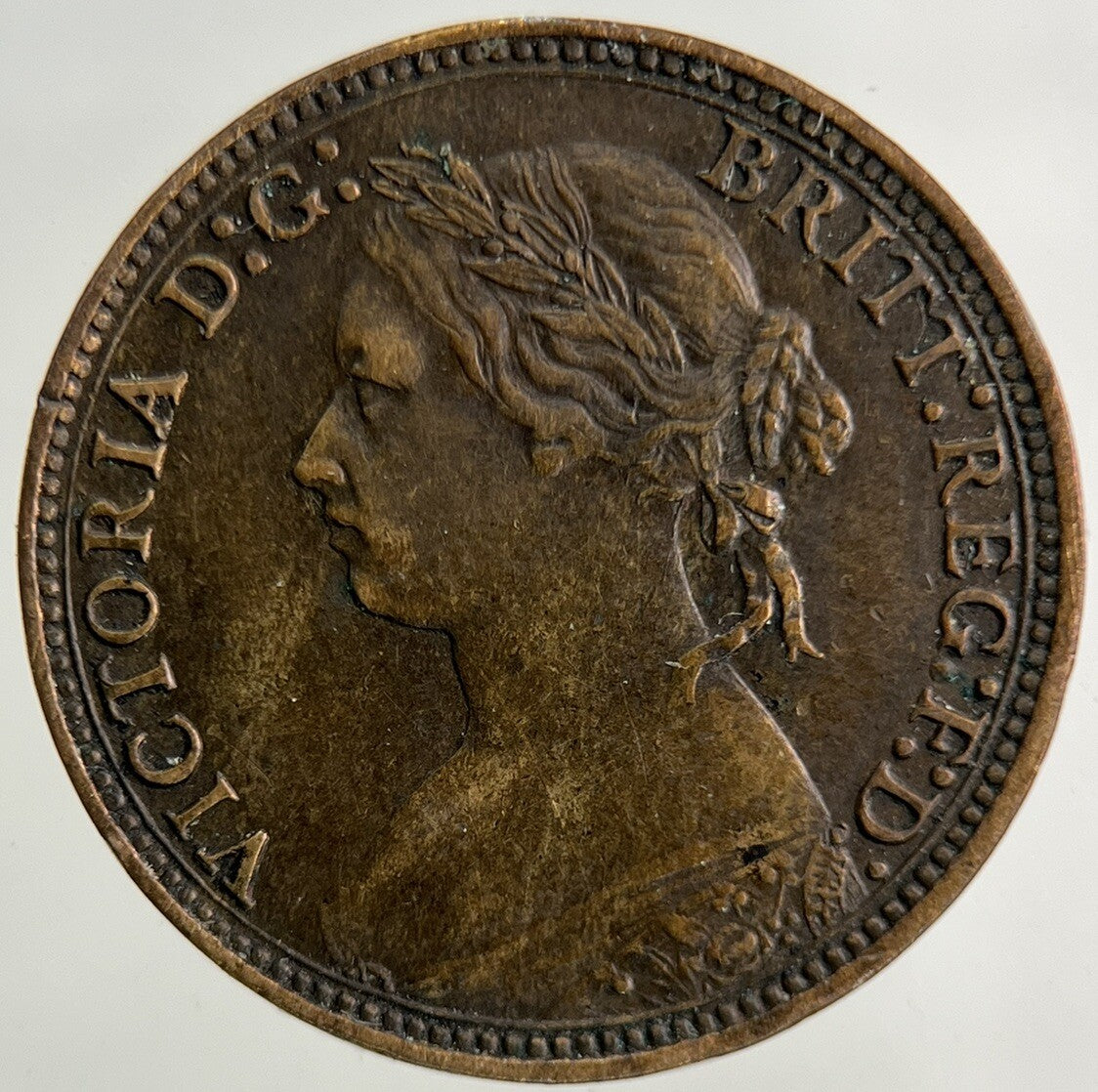 1878 Victoria Farthing Coin | Very High Grade