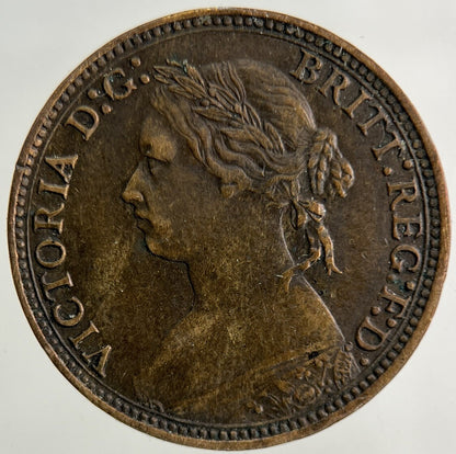 1878 Victoria Farthing Coin | Very High Grade