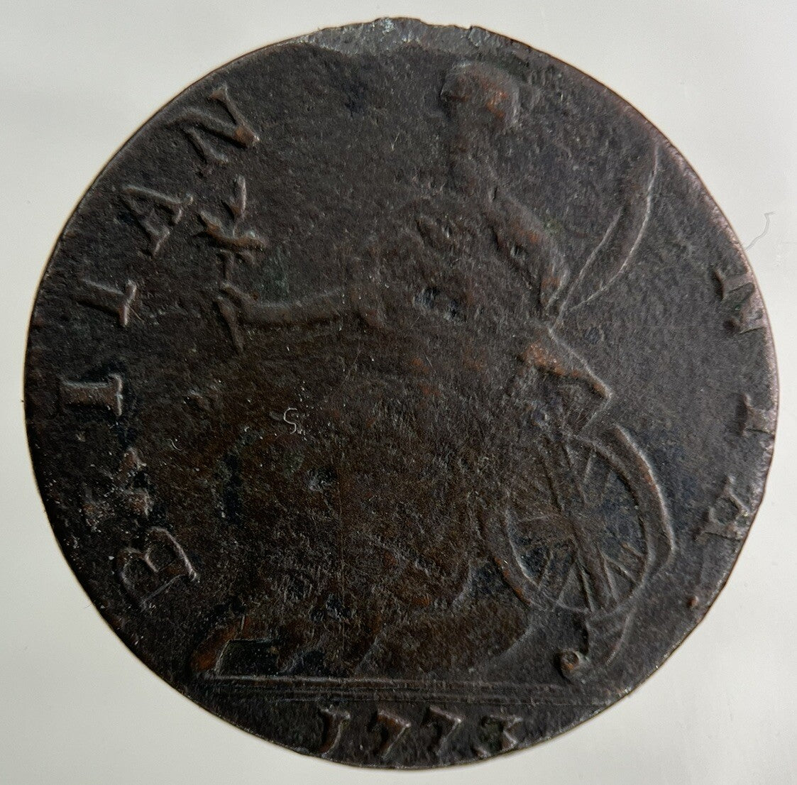 1773 George III 3rd Half-Penny Coin | Fine Collectable Grade