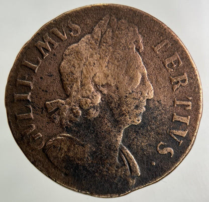 1699 William III 3rd Half-Penny Coin | Fine Collectable Grade