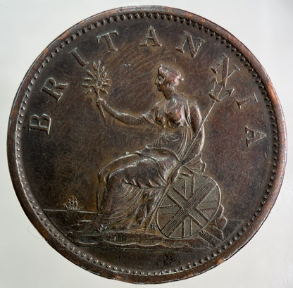 1806 George III 3rd One Penny Coin | Very Fine Grade