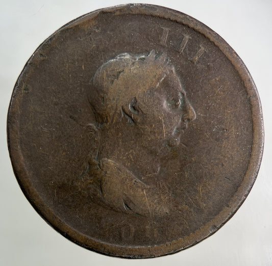 1806 George III 3rd One Penny Coin | Fair Grade