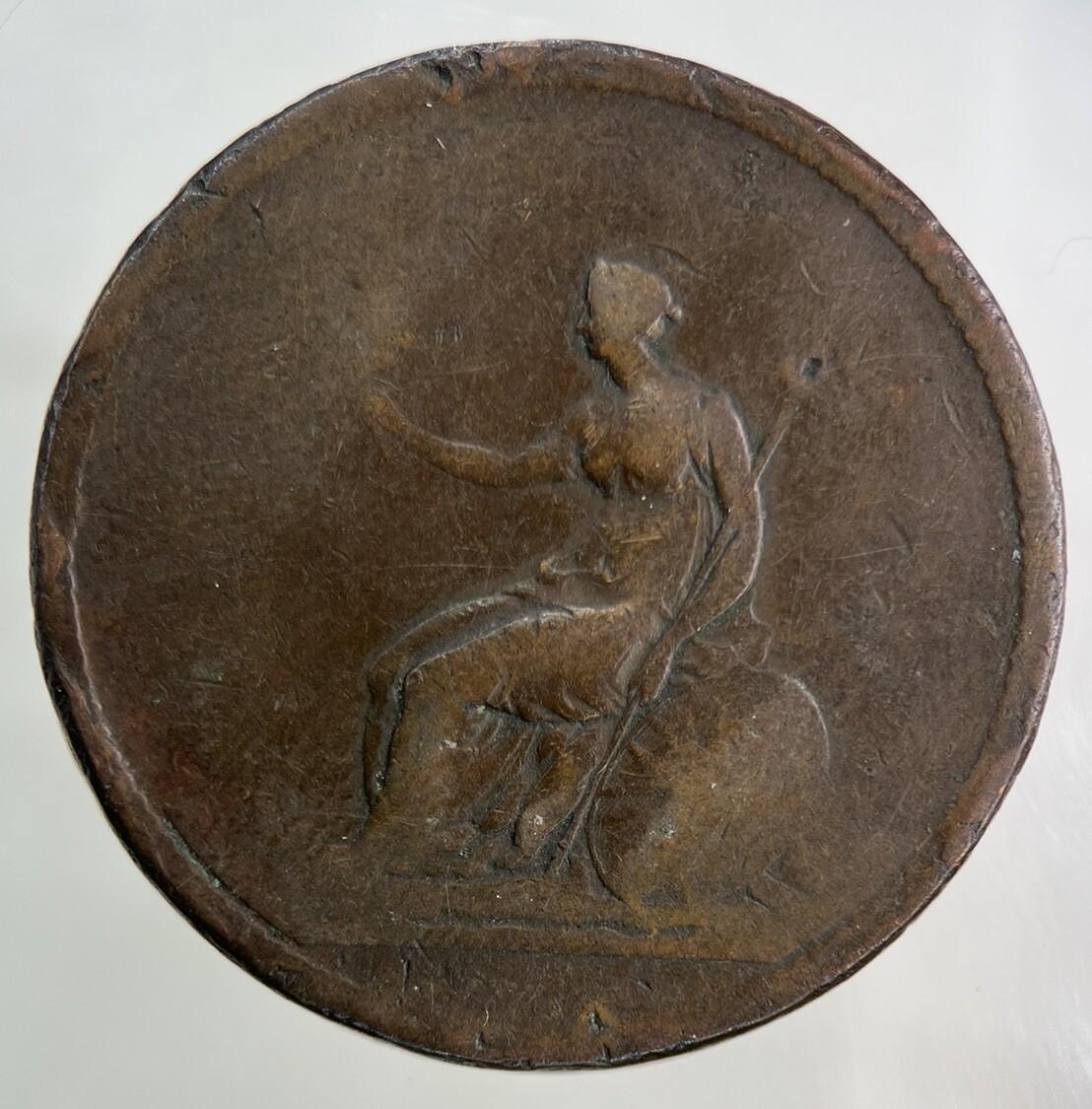 1806 George III 3rd One Penny Coin | Fair Grade