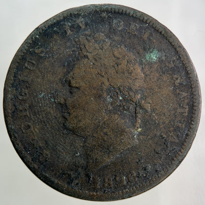 1826 George IV One Penny Coin | Fair Grade