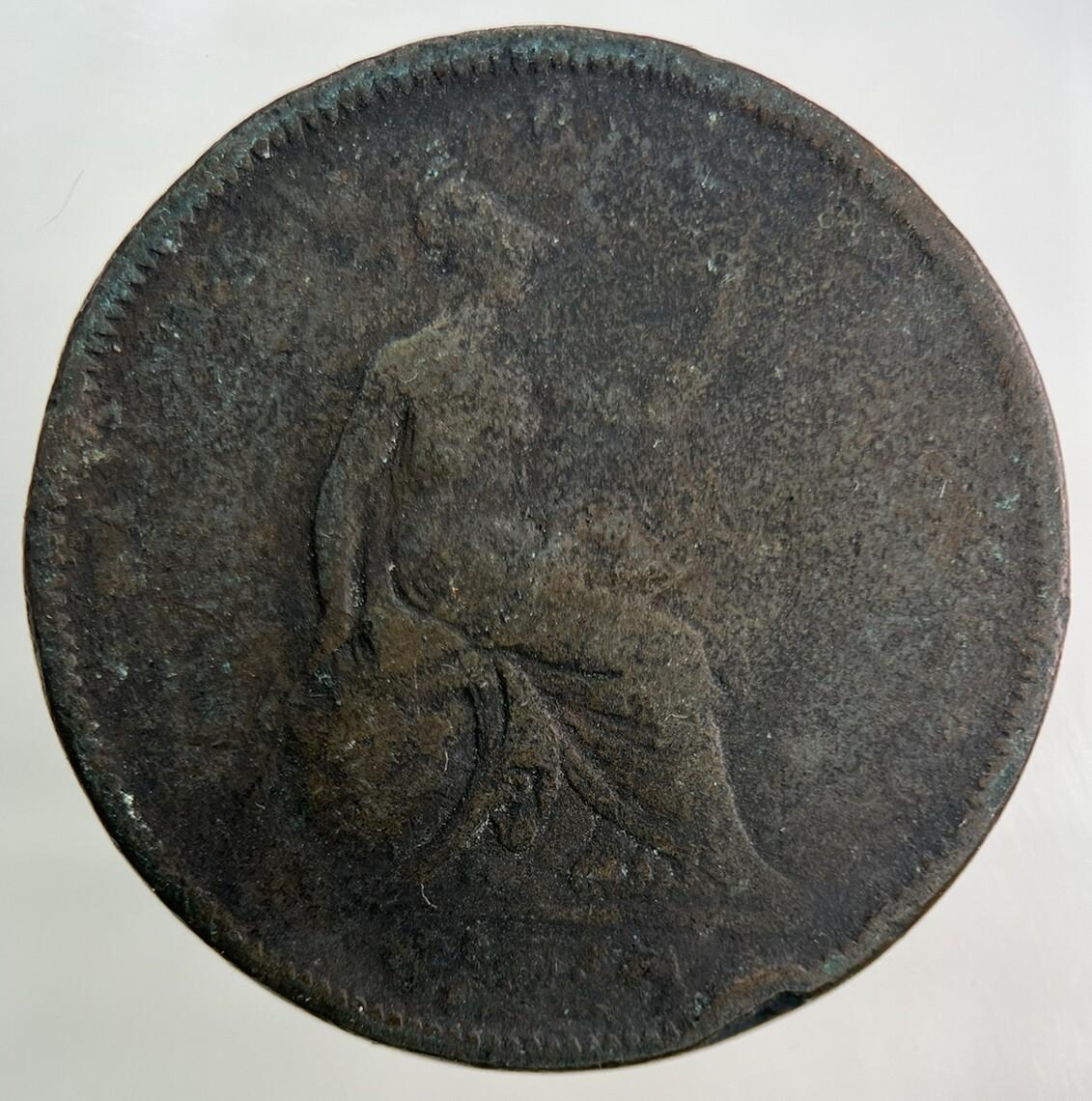 1826 George IV One Penny Coin | Fair Grade