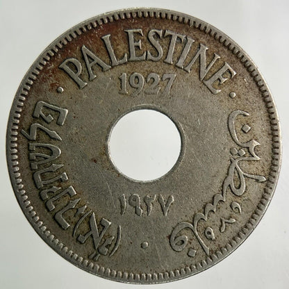 1927 Palestine 10 Mils Coin | Fine Collectable Grade