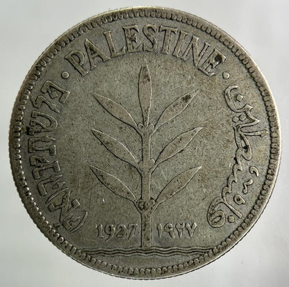 1927 Palestine 100 Mils Silver Coin | Fine Collectable Grade
