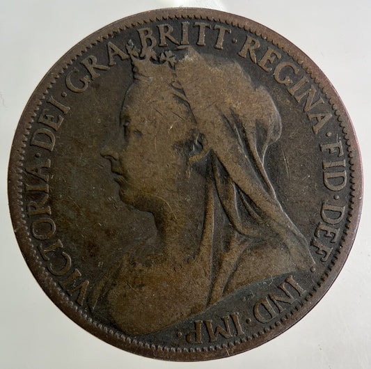 1900 Victoria One Penny Coin | Collectable Grade