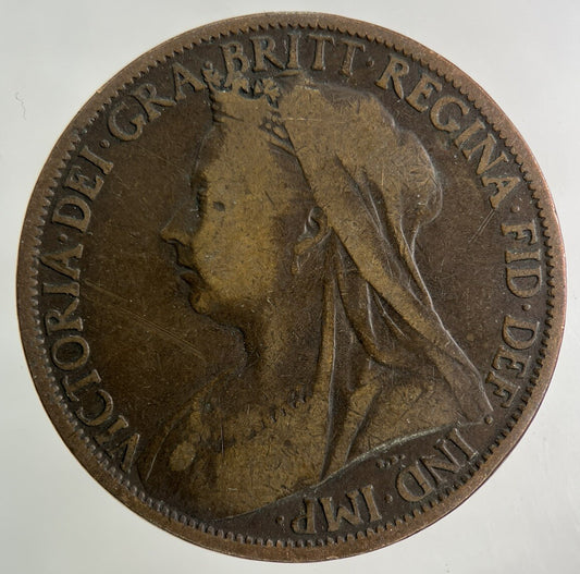 1900 Victoria One Penny Coin | Collectable Grade