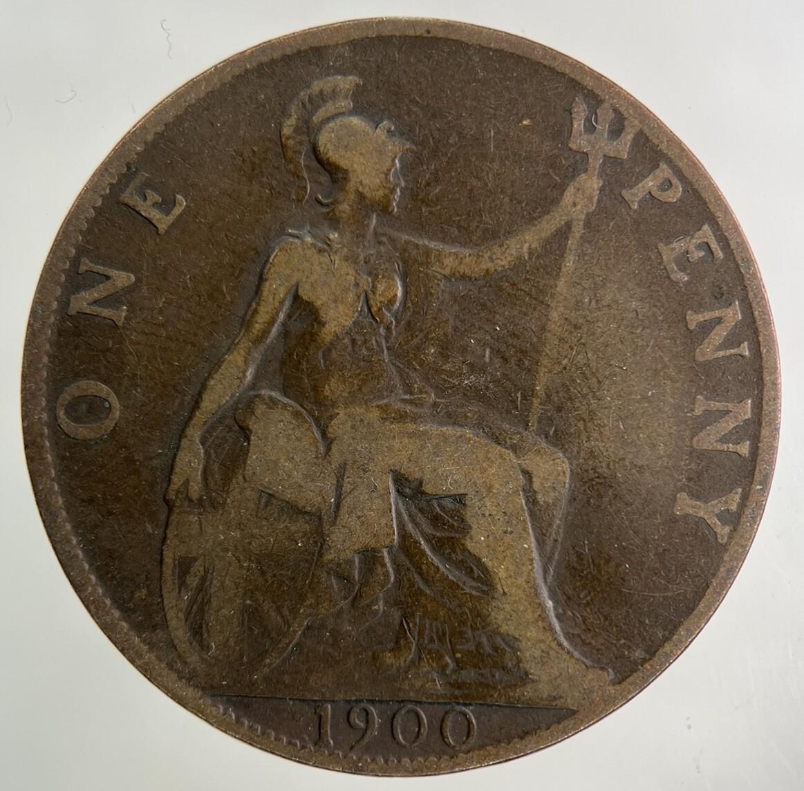 1900 Victoria One Penny Coin | Collectable Grade