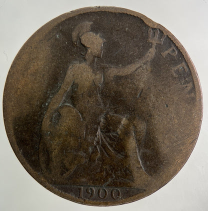 1900 Victoria One Penny Coin | Collectable Grade