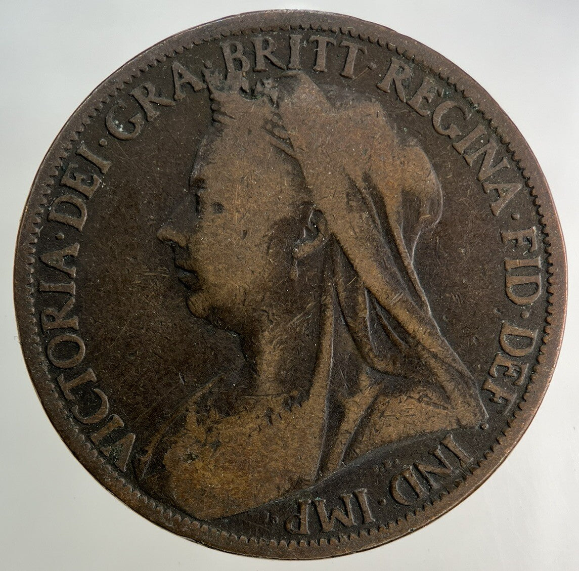 1900 Victoria One Penny Coin | Collectable Grade