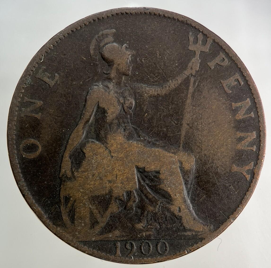 1900 Victoria One Penny Coin | Collectable Grade