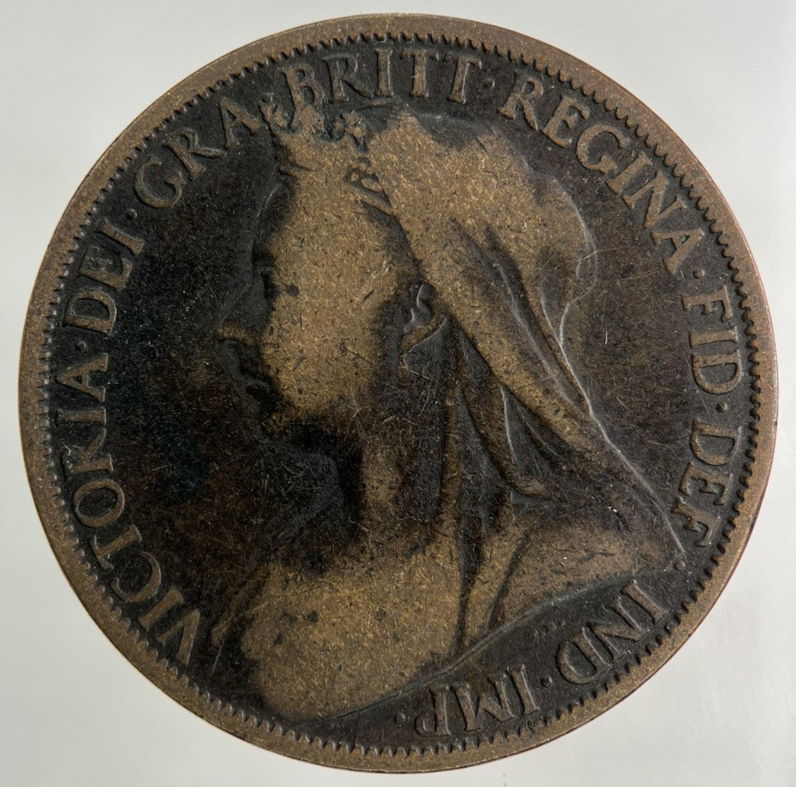 1900 Victoria One Penny Coin | Collectable Grade