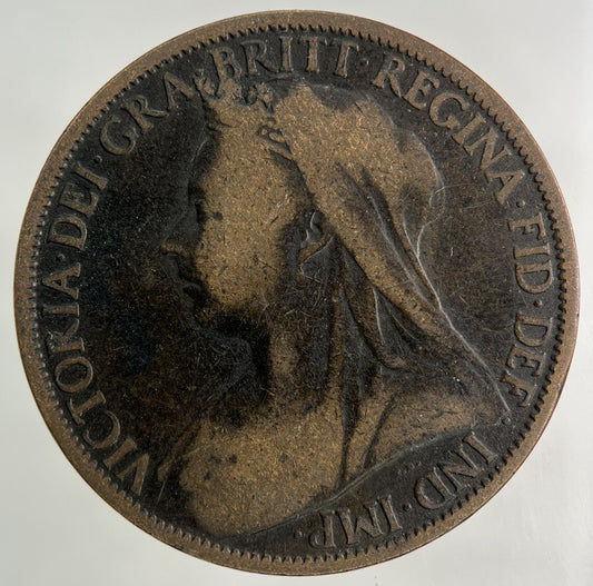 1900 Victoria One Penny Coin | Collectable Grade