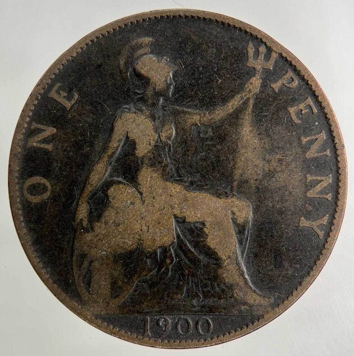 1900 Victoria One Penny Coin | Collectable Grade
