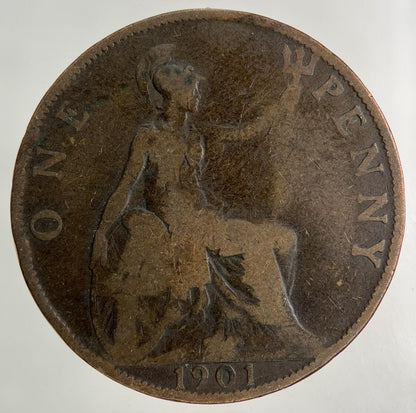 1901 Victoria One Penny Coin | Collectable Grade