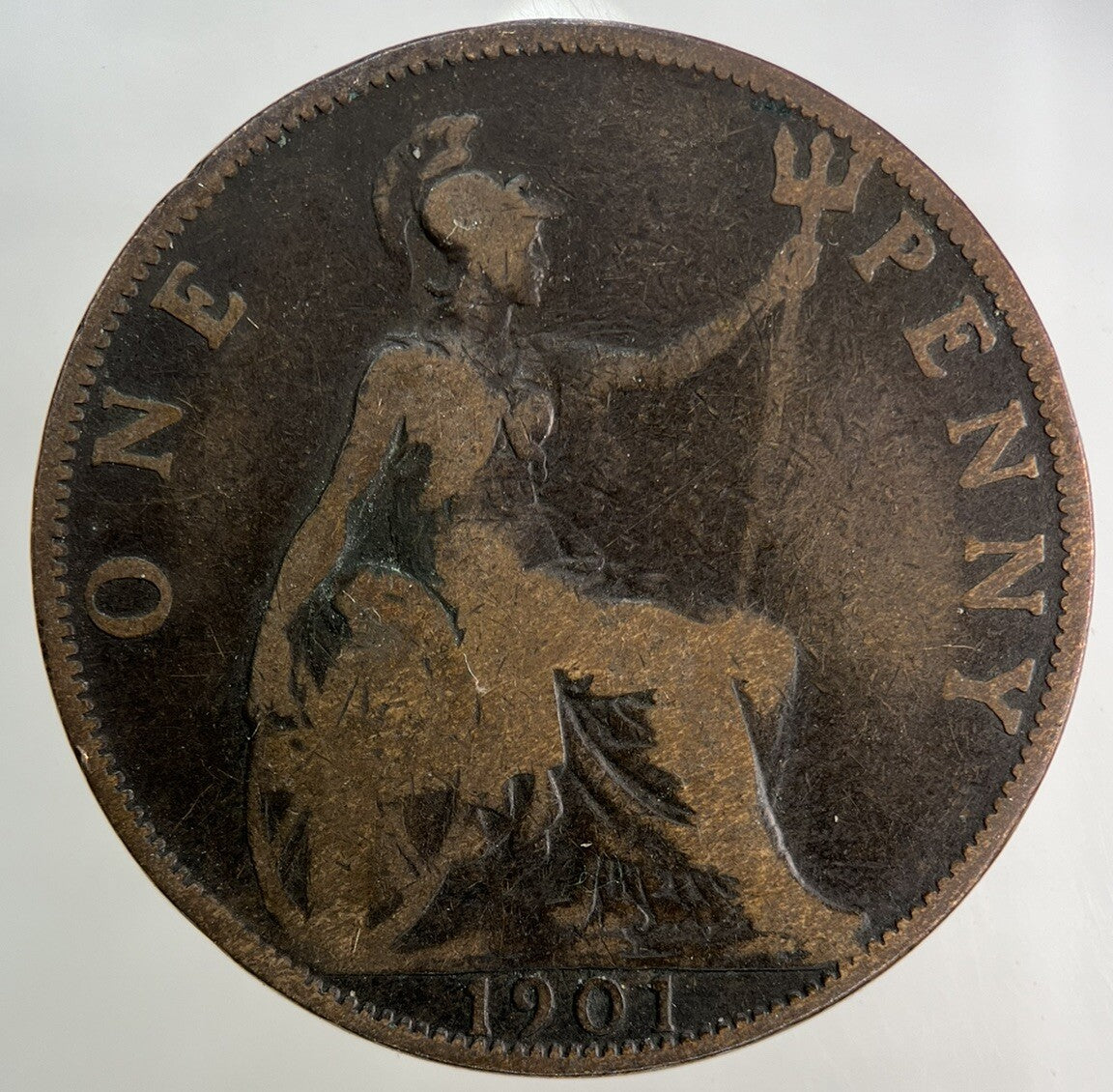 1901 Victoria One Penny Coin | Collectable Grade