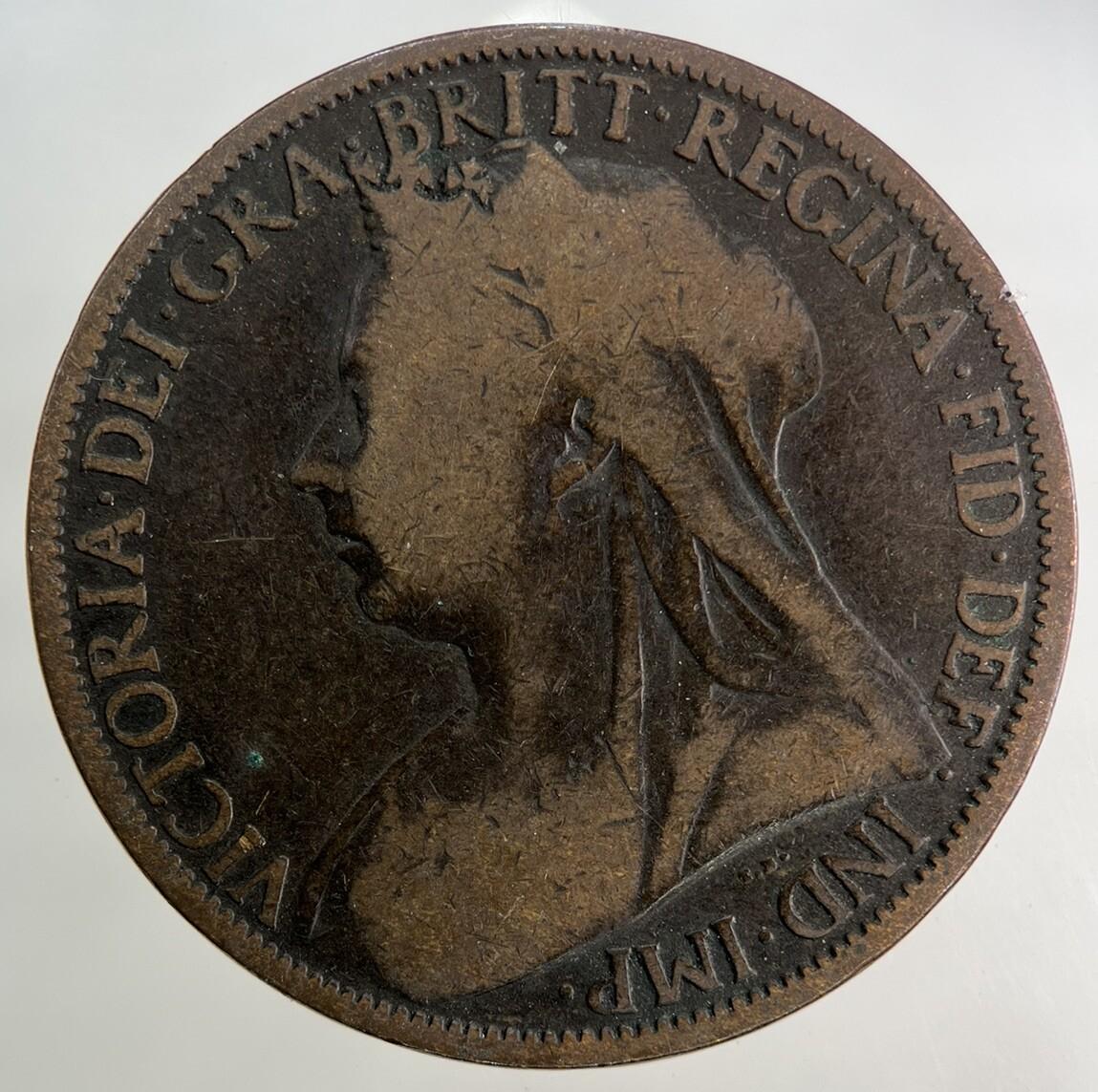 1901 Victoria One Penny Coin | Collectable Grade