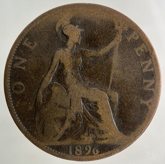 1896 Victoria One Penny Coin | Collectable Grade