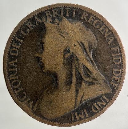 1897 Victoria One Penny Coin | Collectable Grade
