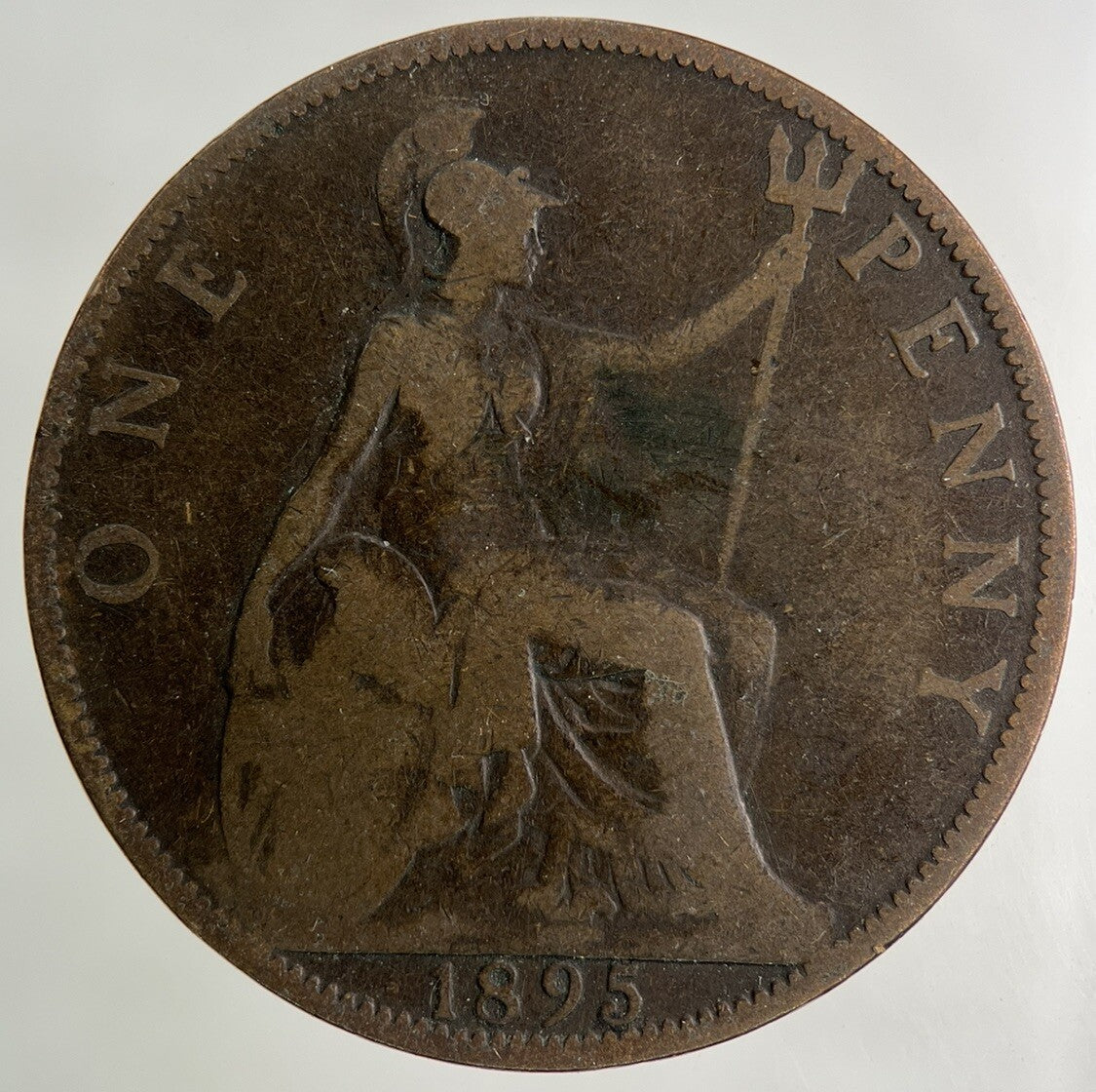 1895 Victoria One Penny Coin | Collectable Grade