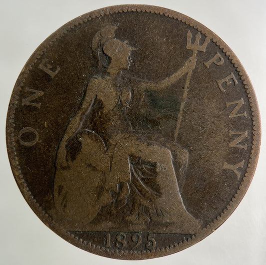 1895 Victoria One Penny Coin | Collectable Grade