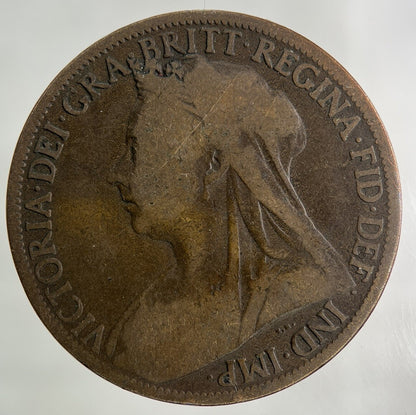 1901 Victoria One Penny Coin | Collectable Grade