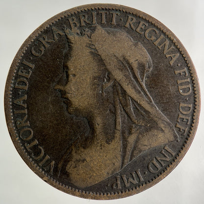 1900 Victoria One Penny Coin | Collectable Grade