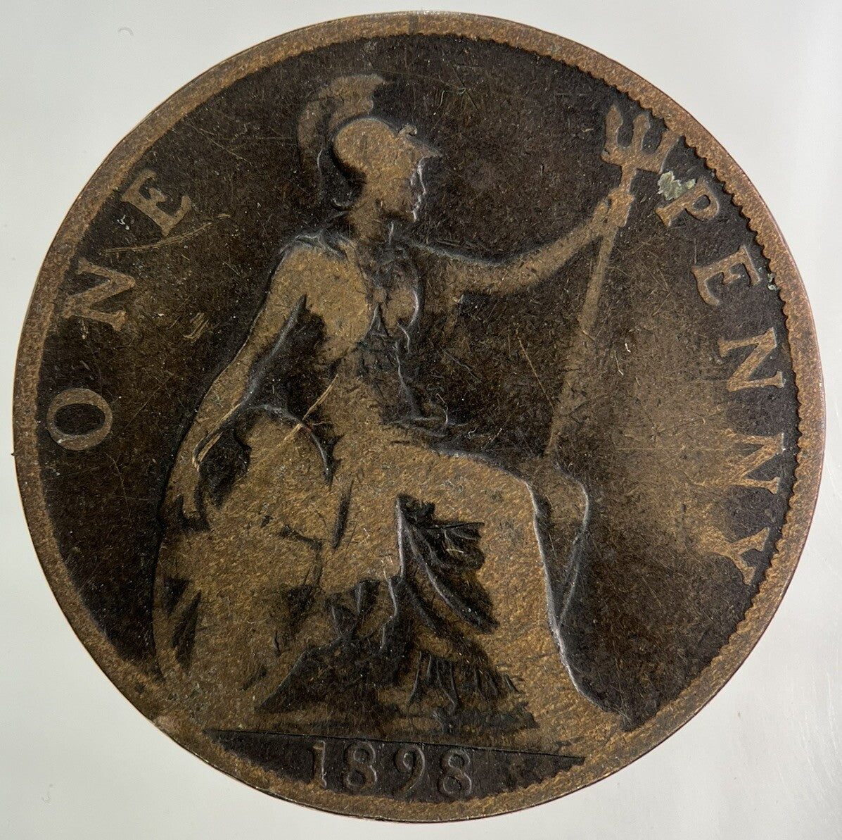 1898 Victoria One Penny Coin | Collectable Grade