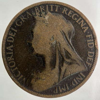 1898 Victoria One Penny Coin | Collectable Grade
