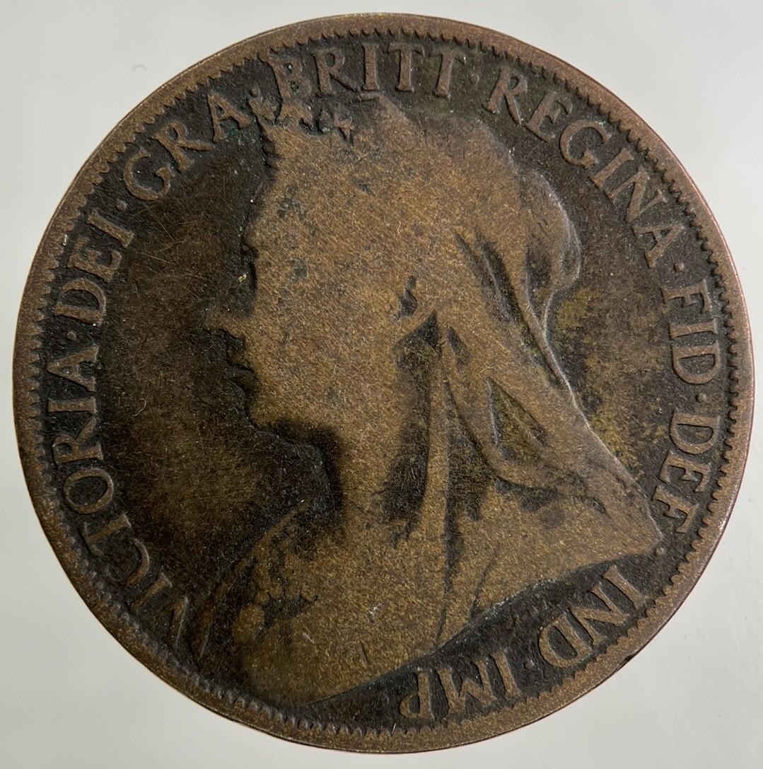 1897 Victoria One Penny Coin | Collectable Grade