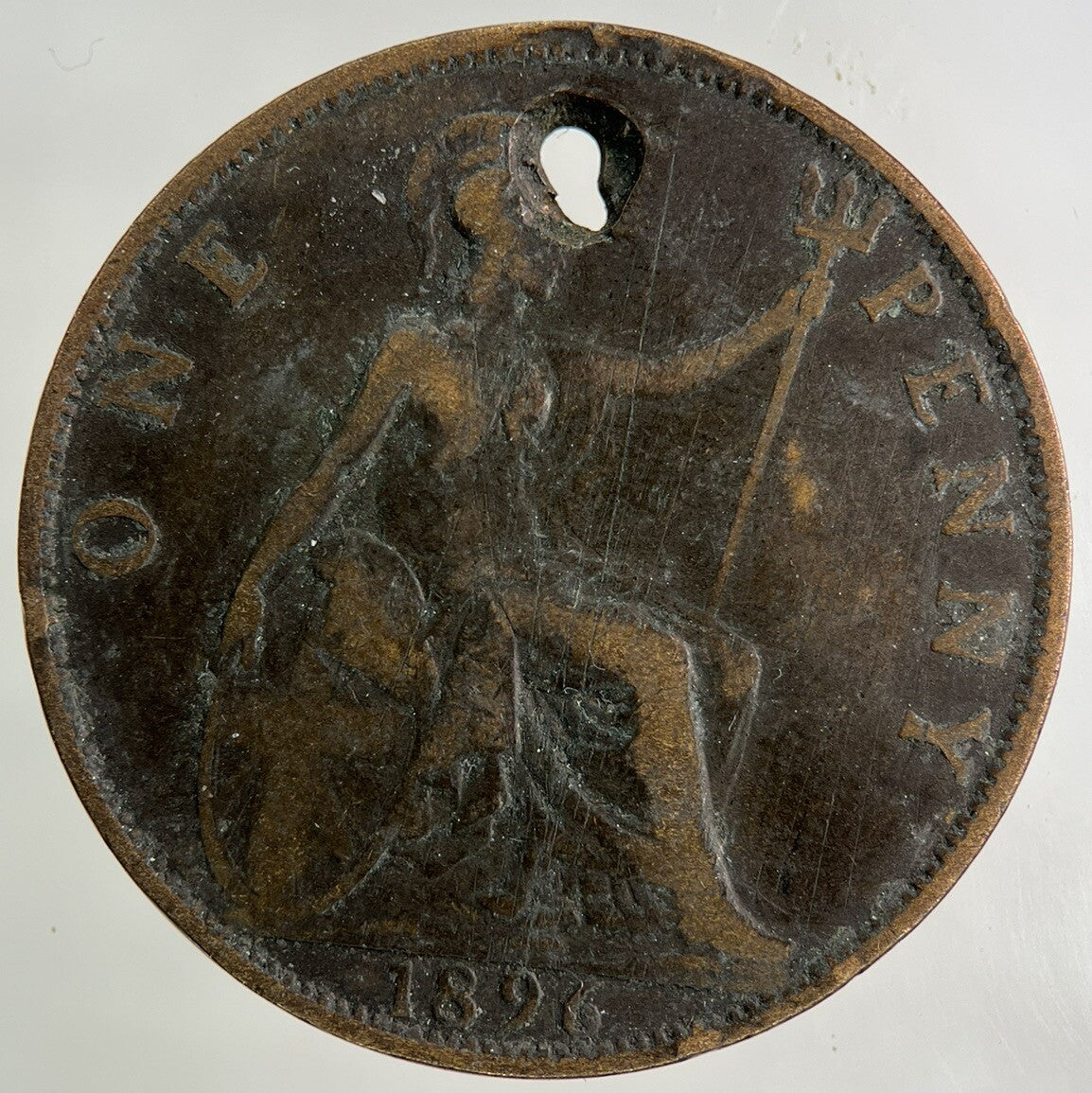 1896 Victoria One Penny Coin | Collectable Grade