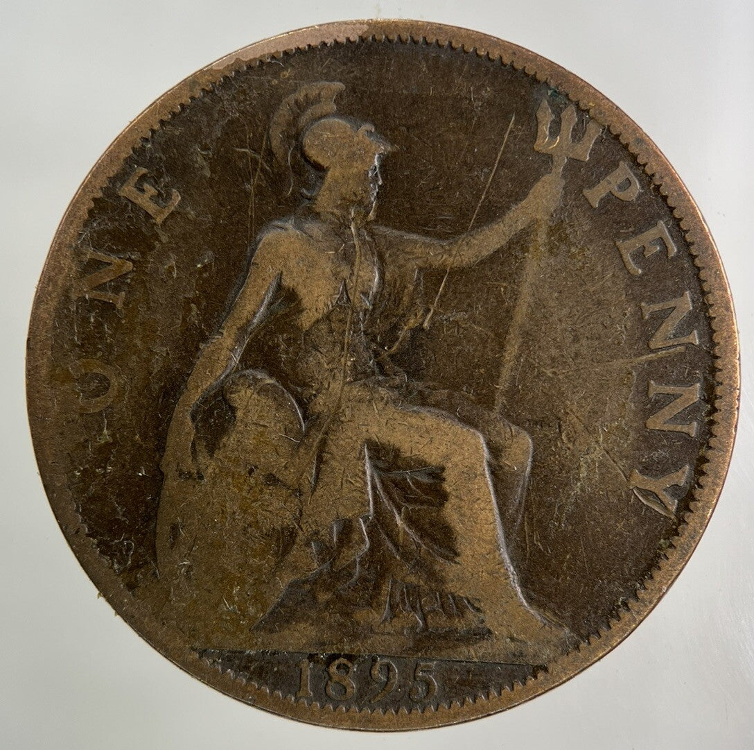 1895 Victoria One Penny Coin | Collectable Grade