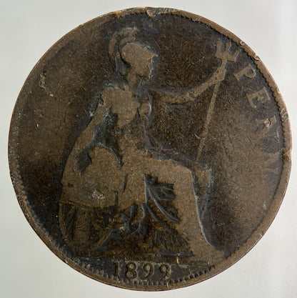 1899 Victoria One Penny Coin | Collectable Grade
