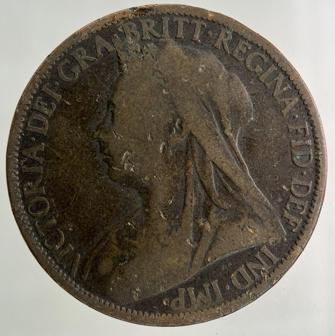 1899 Victoria One Penny Coin | Collectable Grade