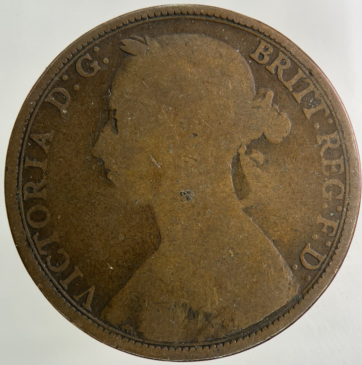 1891 Victoria One Penny Coin | Collectable Grade