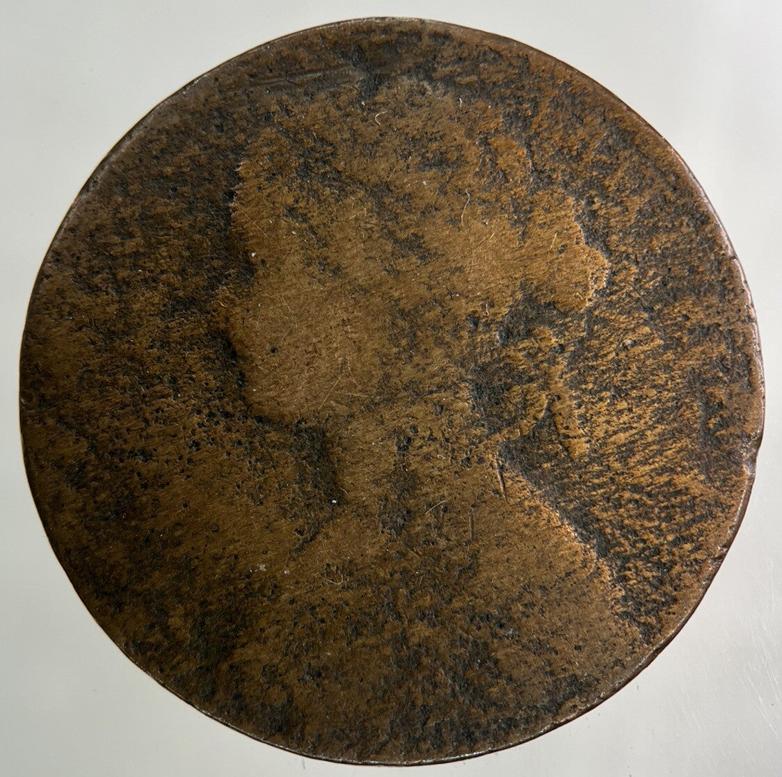 British Victoria One Penny Coin | Worn Grade
