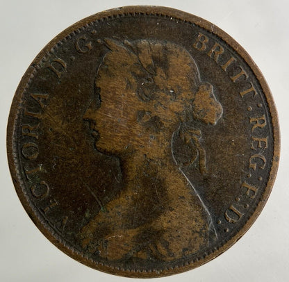 1862 Victoria Half-Penny Coin | Collectable Grade