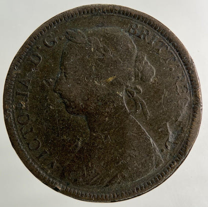 1886 Victoria Half-Penny Coin | Collectable Grade