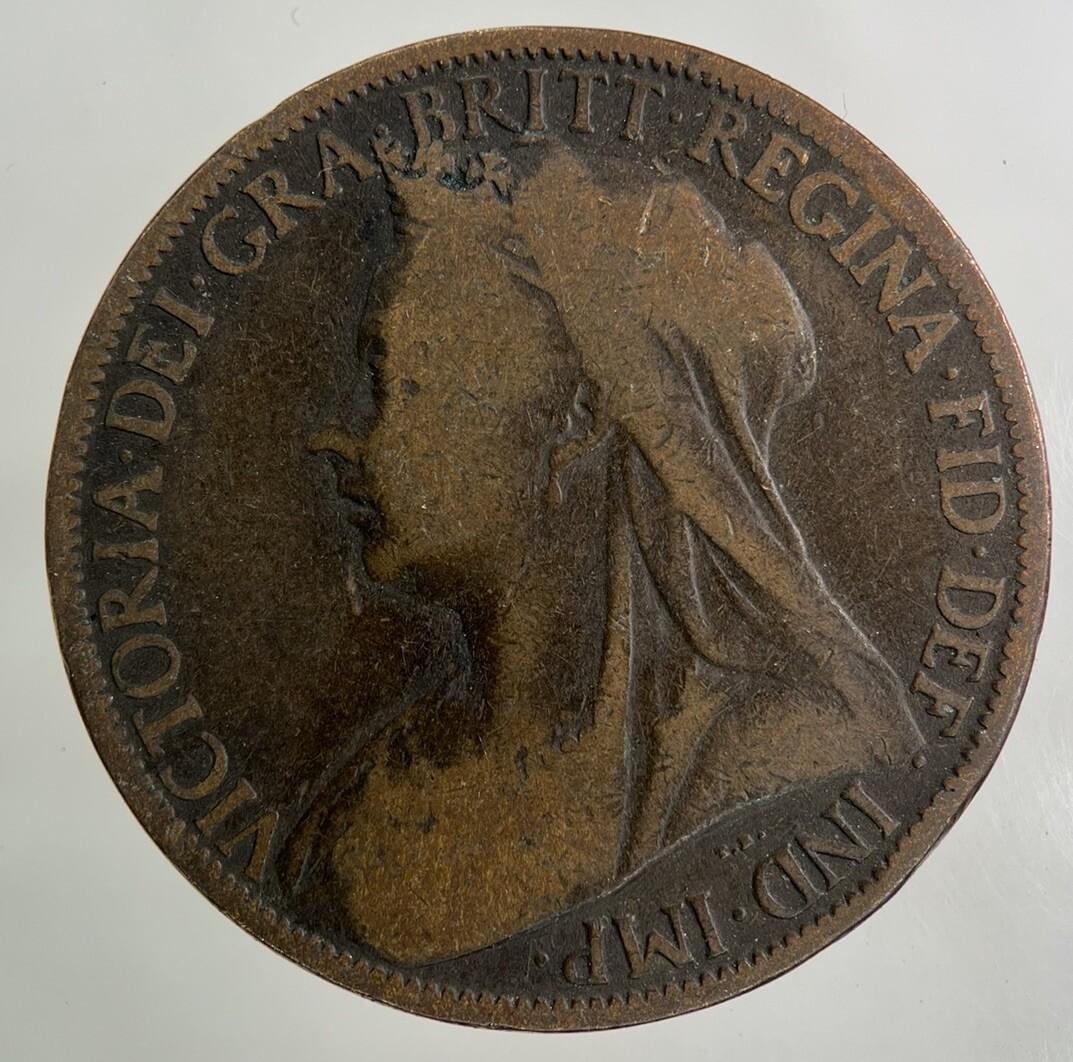 1901 Victoria One Penny Coin | Collectable Grade