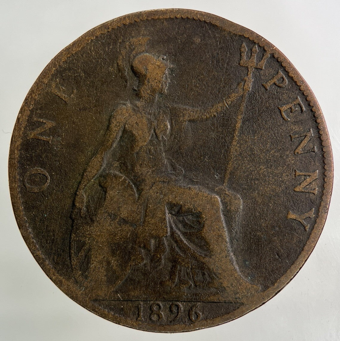 1896 Victoria One Penny Coin | Collectable Grade
