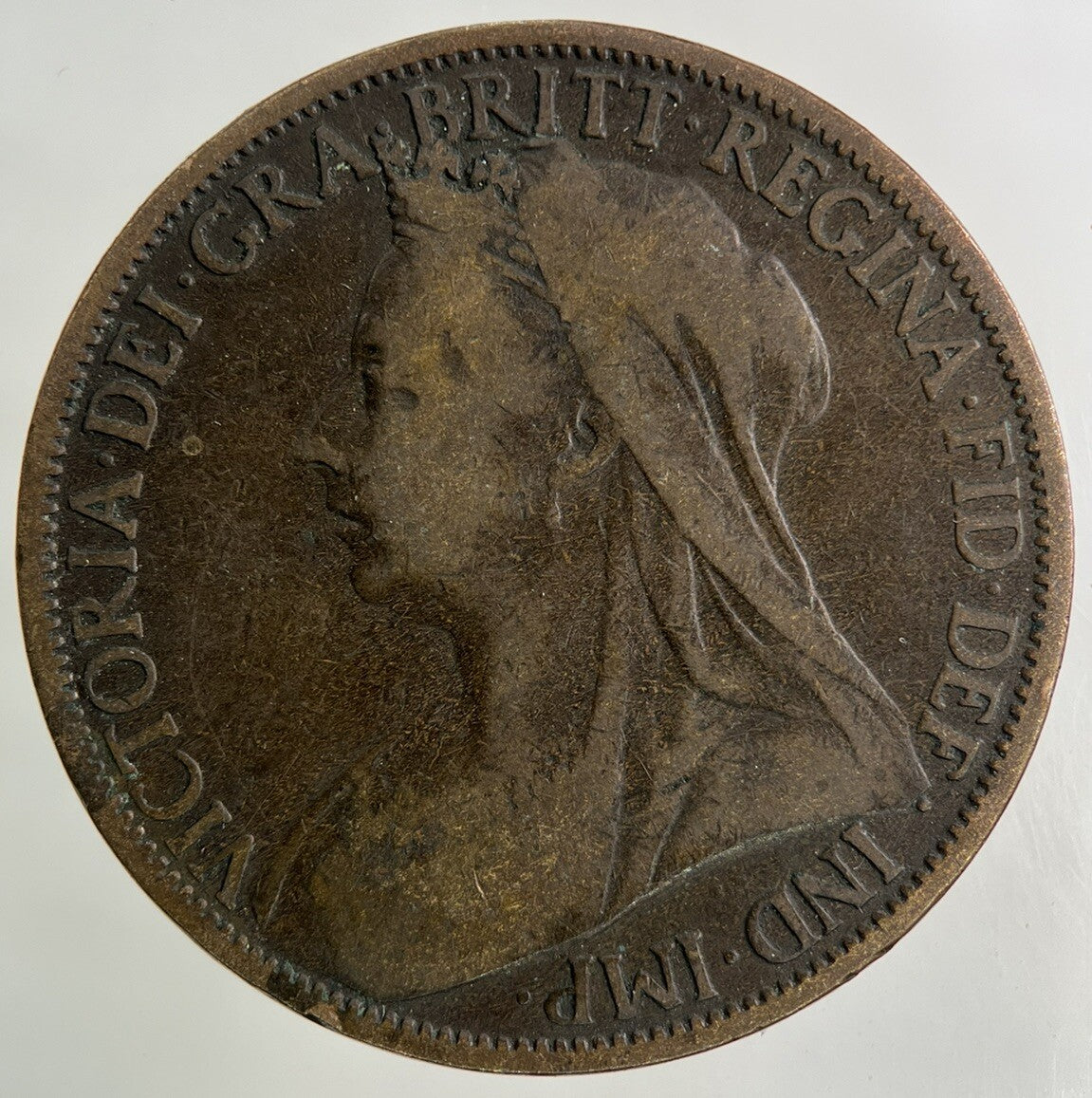 1900 Victoria One Penny Coin | Collectable Grade