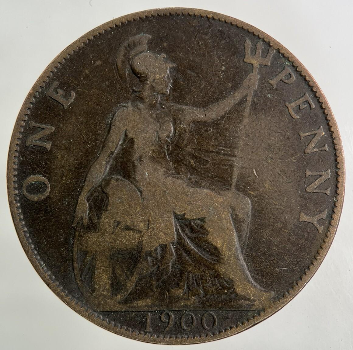 1900 Victoria One Penny Coin | Collectable Grade