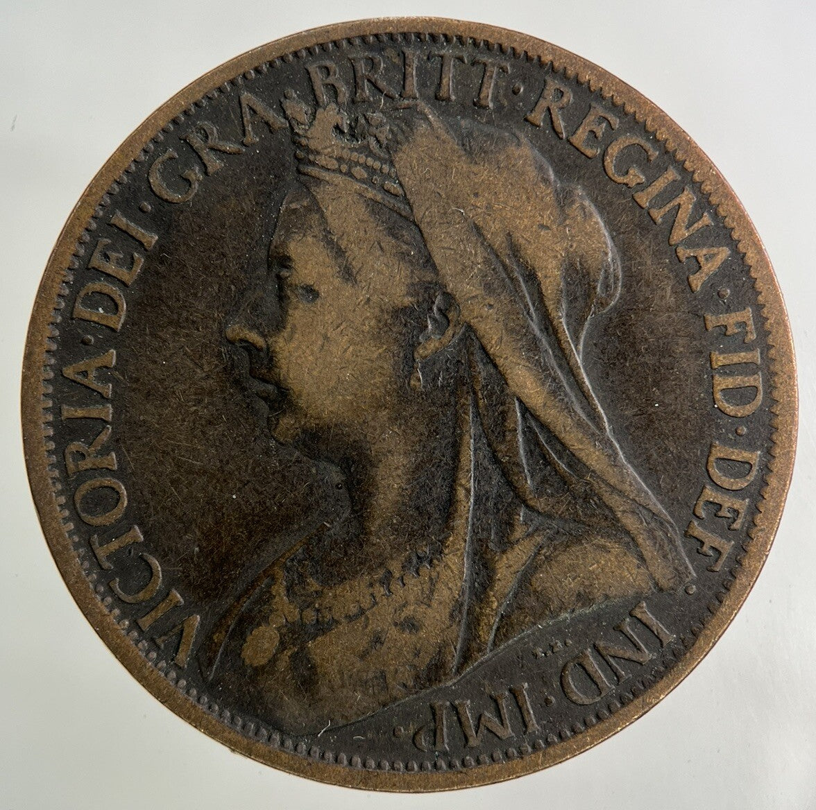 1901 Victoria One Penny Coin | Collectable Grade