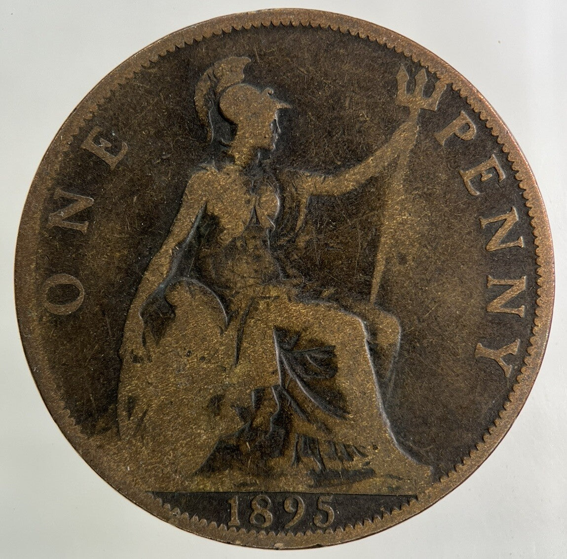 1895 Victoria One Penny Coin | Collectable Grade