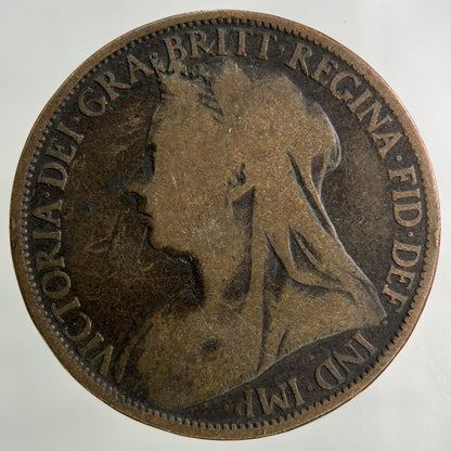 1895 Victoria One Penny Coin | Collectable Grade