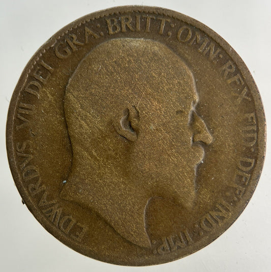1909 Edward VII Half-Penny Coin | Collectable Grade