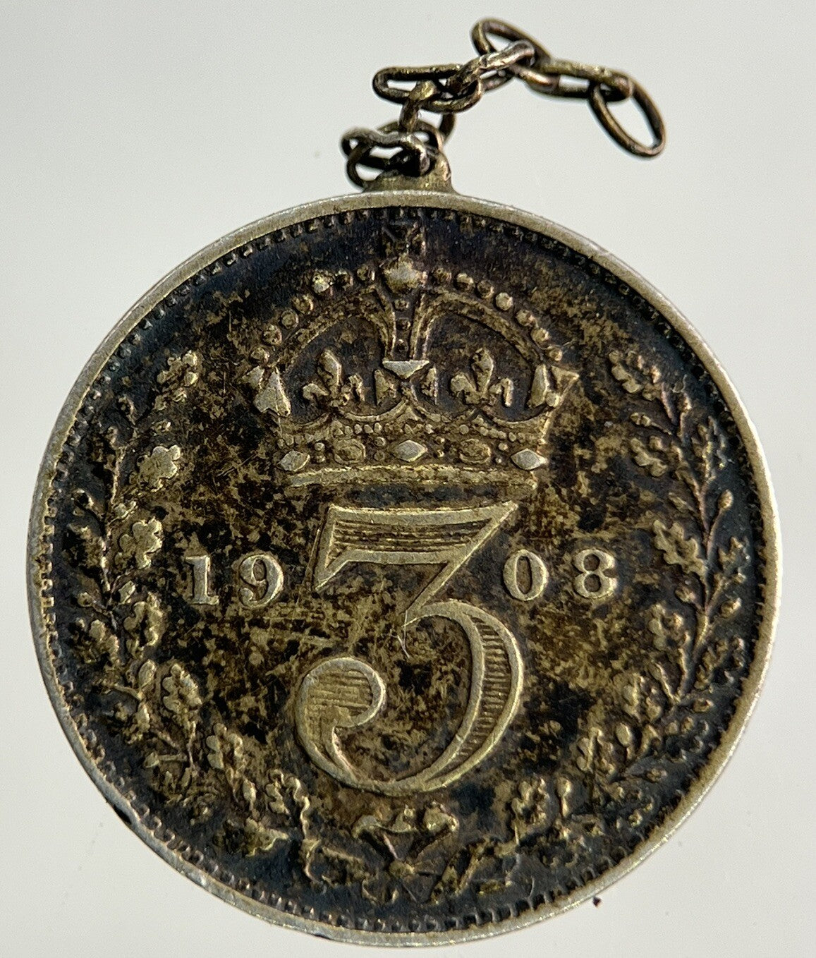 1908 Edward VII Threepence Silver Coin | Fine Collectable Grade