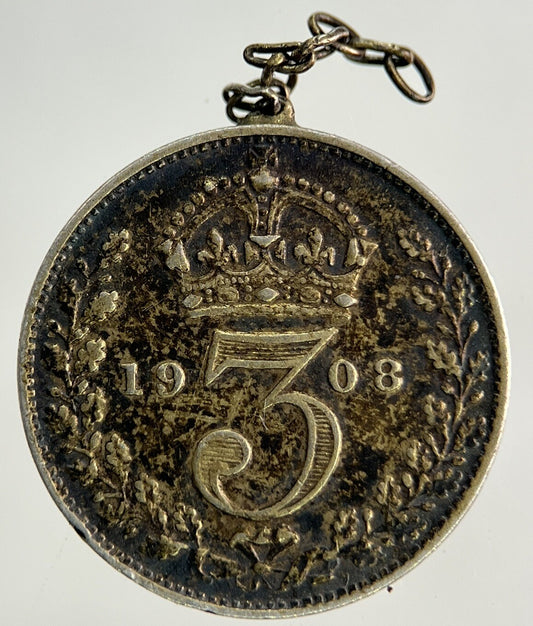 1908 Edward VII Threepence Silver Coin | Fine Collectable Grade